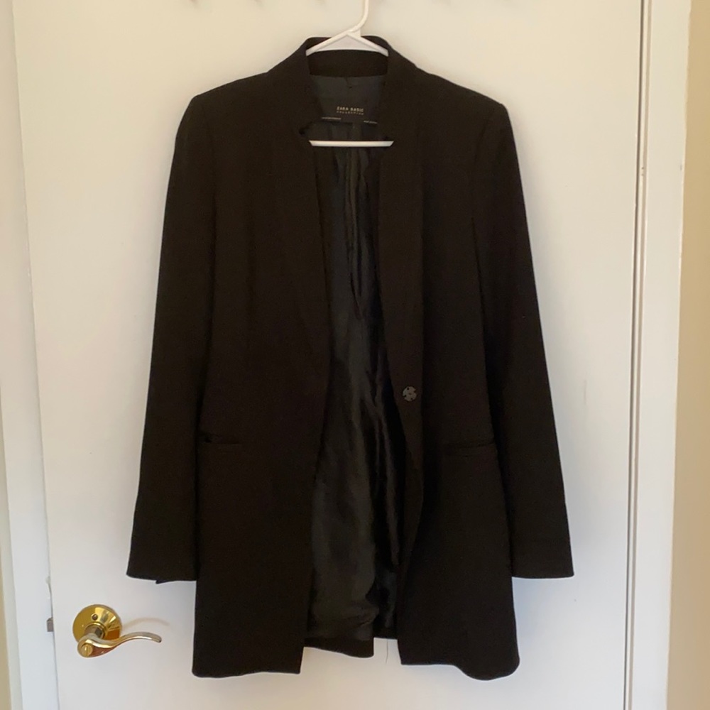 Zara black blazer worn once